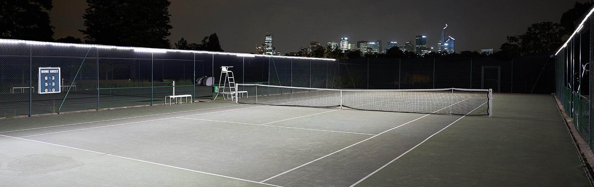 Tweener Système d'éclairage LED Tweener pour tennis outdoor